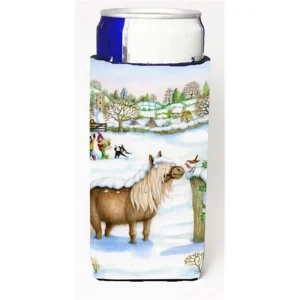 Feeding the Shetland Horse Michelob Ultra Can coolers for Slim Cans